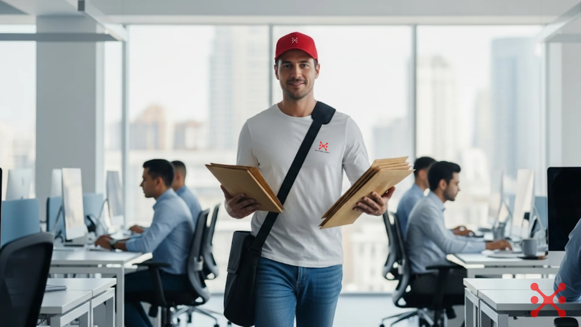 Entrega de documentos corporativos